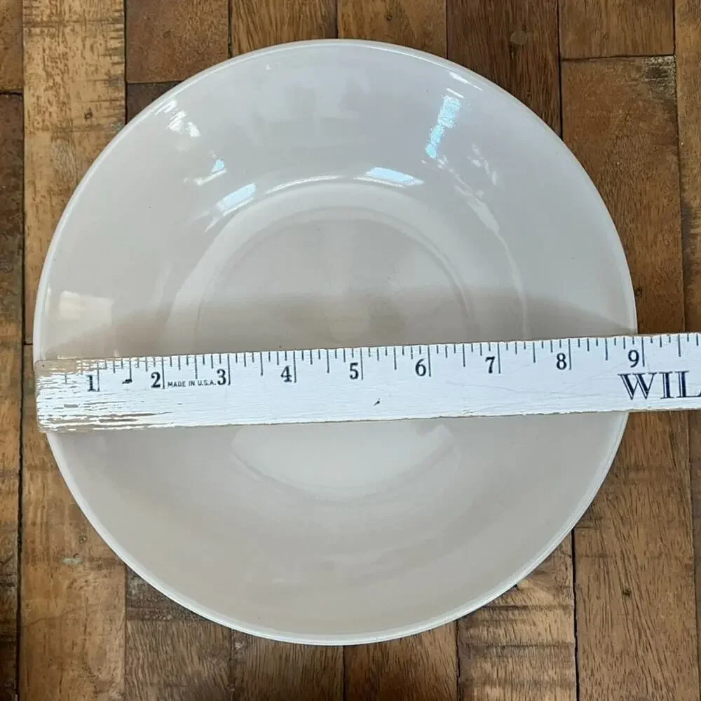 IKEA Off White Porcelain Serving Bowls 9